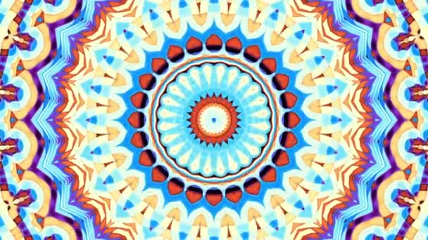 Snurrande Mandala loop bakgrund — Stockvideo
