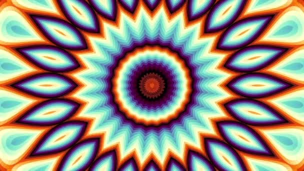 Spinning Mandala Schleife Hintergrund — Stockvideo