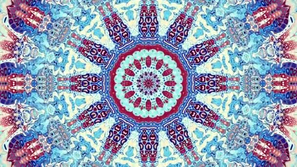 Ornate Mandala-Schleife Hintergrund — Stockvideo