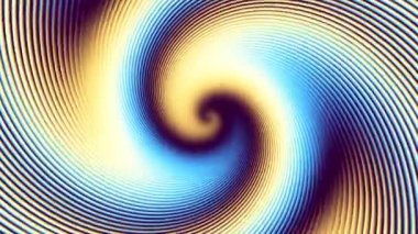Sonsuz spiral. Kusursuz döngü görüntüsü.