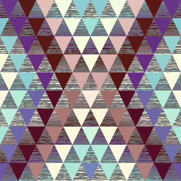 Fondo de patrón vectorial sin costura de un triángulo. — Archivo Imágenes Vectoriales