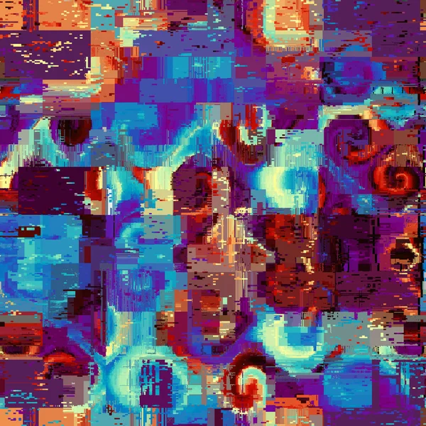 Imagen vectorial con imitación de textura grunge datamoshing. — Archivo Imágenes Vectoriales