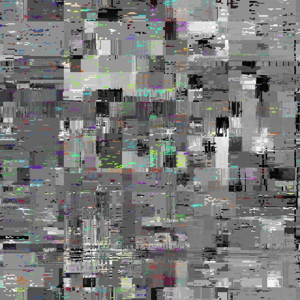 Vectorbeeld met imitatie van grunge datamoshing textuur. — Stockvector