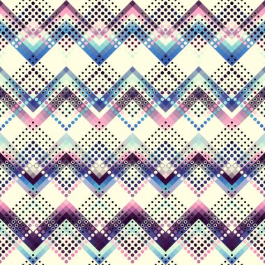 Sorunsuz arka plan. Geometrik soyut köşegen desen düşük Poli piksel sanat tarzı.