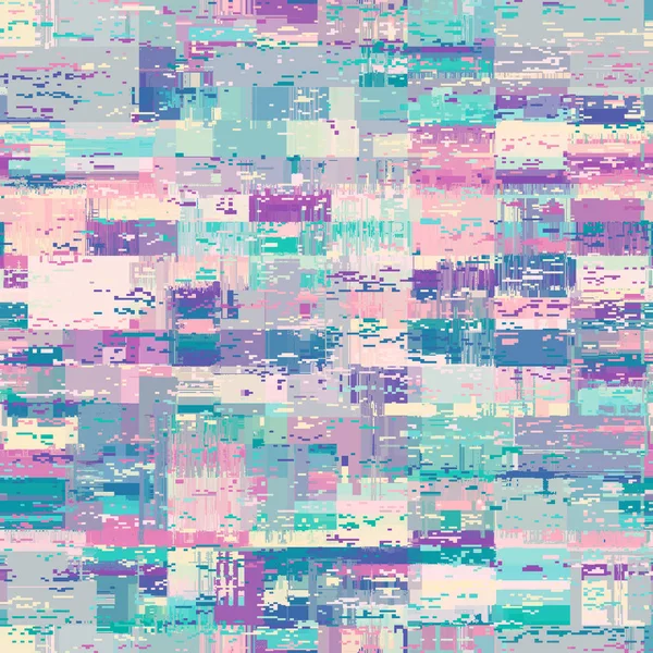 Vector image with imitation of grunge datamoshing texture. — Stock Vector
