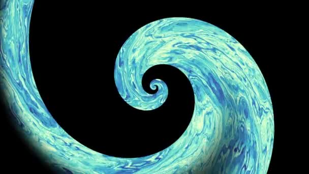 Une spirale sans fin. Images de boucle sans couture.