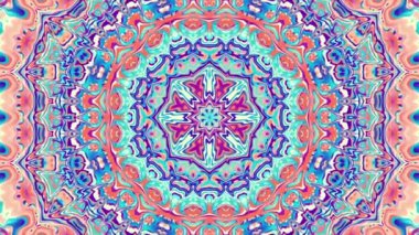 Süslemeli mandala döngü arkaplanı