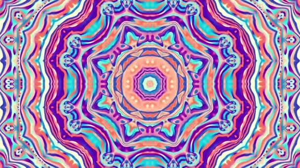 Utsmyckade Mandala loop bakgrund — Stockvideo