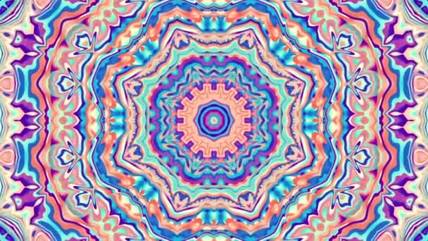 Ornate Mandala-Schleife Hintergrund — Stockvideo