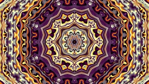 Ornate Mandala-Schleife Hintergrund — Stockvideo