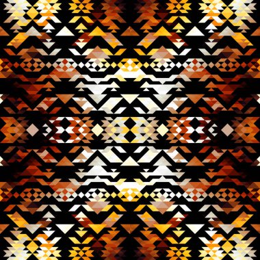 Bir üçgenin kusursuz vektör deseni arkaplanı.