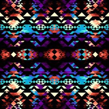 Bir üçgenin kusursuz vektör deseni arkaplanı.