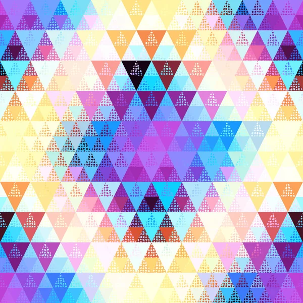 Nahtloser Vektormuster-Hintergrund eines Dreiecks. — Stockvektor
