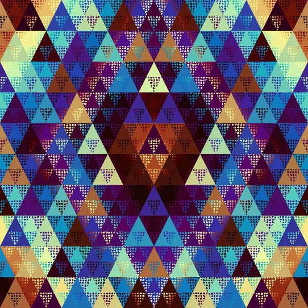 Fondo de patrón vectorial sin costura de un triángulo. — Archivo Imágenes Vectoriales