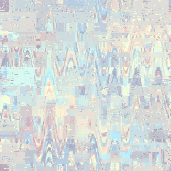 Vector image with imitation of grunge datamoshing texture.