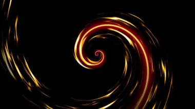 Sonsuz spiral. Kusursuz döngü görüntüsü.