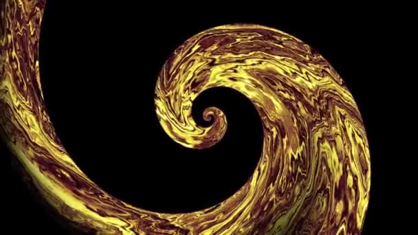 Une spirale sans fin. Images de boucle sans couture.