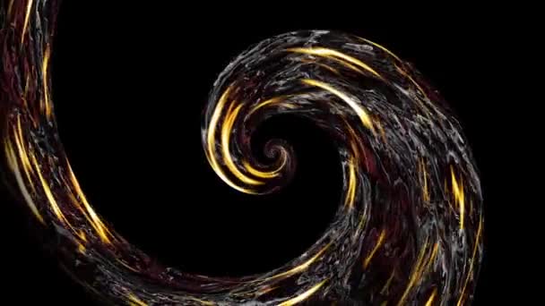 Spirale infinita. Filmati loop senza soluzione di continuità. — Video Stock