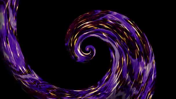 Uma espiral sem fim. Imagens de loop sem costura. — Vídeo de Stock