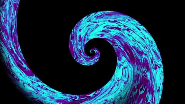Une spirale sans fin. Images de boucle sans couture.