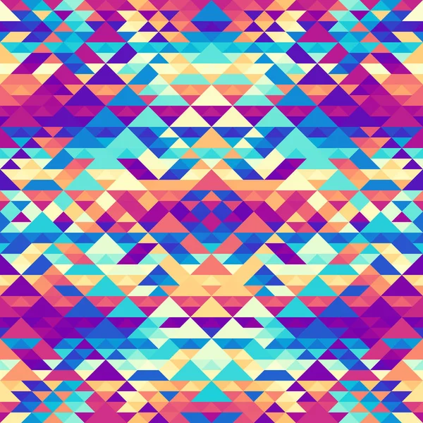 三角形のシームレスなベクトルパターンの背景. — ストックベクタ
