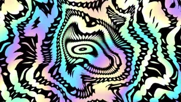 Psychedelischer Hintergrund — Stockvideo