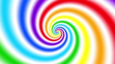 Sonsuz spiral. Kusursuz döngü görüntüsü.