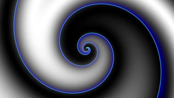 Sonsuz spiral. Kusursuz döngü görüntüsü. — Stok video