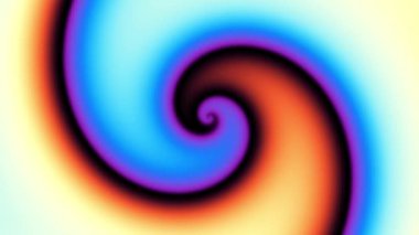 Sonsuz spiral. Kusursuz döngü görüntüsü.