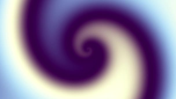 Une spirale sans fin. Images de boucle sans couture. — Video
