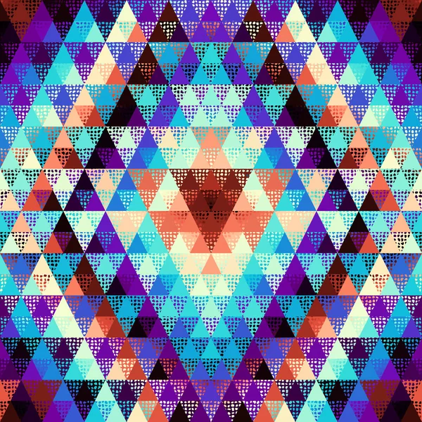 Fond de motif vectoriel sans couture d'un triangle. — Image vectorielle