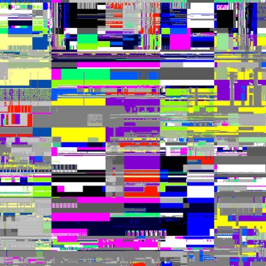 Grunge veri aktarma dokusunun taklidi ile vektör resmi.