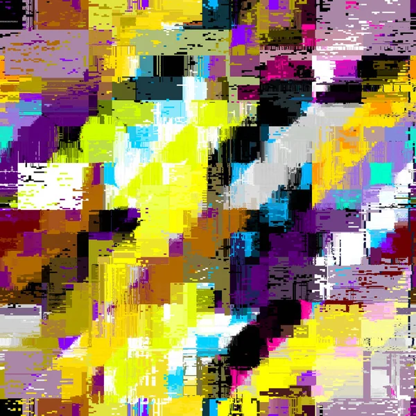 Vectorbeeld met imitatie van grunge datamoshing textuur. — Stockvector