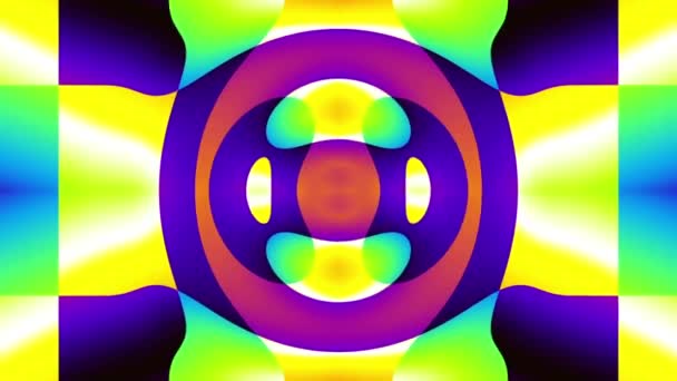 Psychedelic moving background — Stock Video