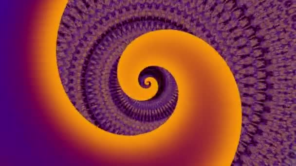 Sonsuz spiral. Kusursuz döngü görüntüsü. — Stok video