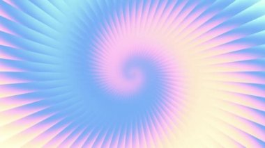 Sonsuz spiral. Kusursuz döngü görüntüsü.