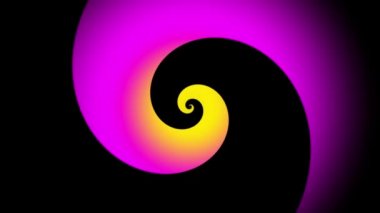 Sonsuz spiral. Kusursuz döngü görüntüsü.