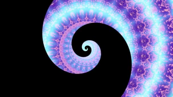 Sonsuz spiral. Kusursuz döngü görüntüsü. — Stok video