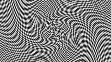 Sonsuz spiral. Kusursuz döngü görüntüsü.