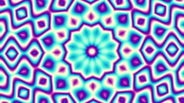 Draaiende mandala lus achtergrond — Stockvideo