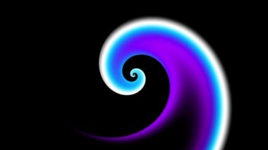 Sonsuz spiral. Kusursuz döngü görüntüsü.