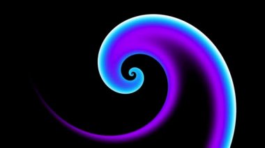 Sonsuz spiral. Kusursuz döngü görüntüsü.