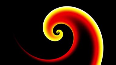 Sonsuz spiral. Kusursuz döngü görüntüsü.