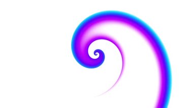 Sonsuz spiral. Kusursuz döngü görüntüsü.