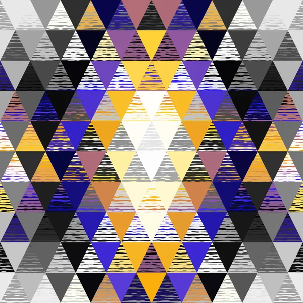 Fond de motif vectoriel sans couture d'un triangle. — Image vectorielle