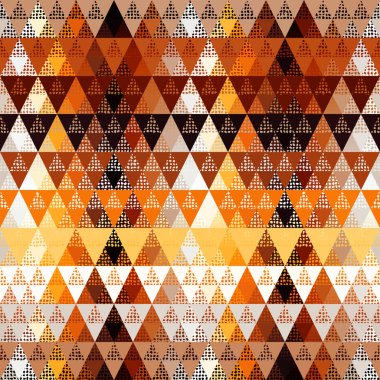 Bir üçgenin kusursuz vektör deseni arkaplanı.