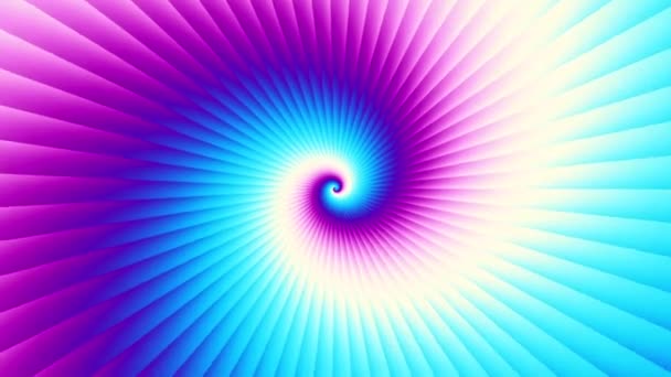 Spirale infinita. Filmati loop senza soluzione di continuità. — Video Stock