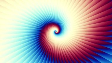 Sonsuz spiral. Kusursuz döngü görüntüsü.