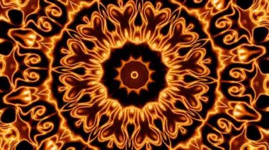 Dönen mandala döngü arkaplanı