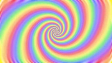 Sonsuz spiral. Kusursuz döngü görüntüsü.